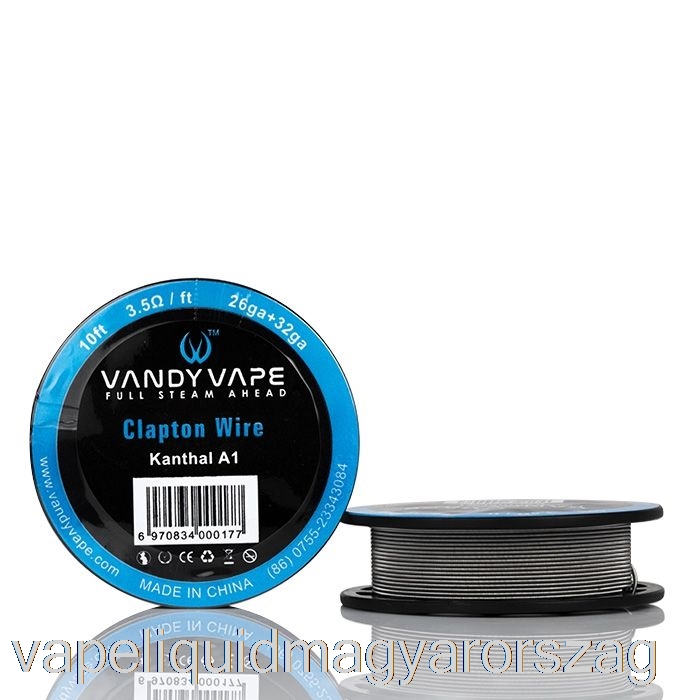 Vandy Vape Speciális Huzaltekercsek Ka1 Clapton - 26ga+32ga - 10ft - 3,5 Ohm Vape Toll